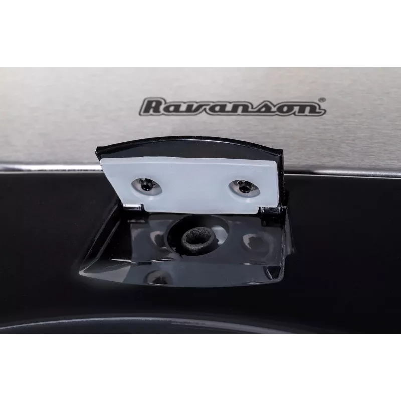 Ravanson OP-7050 Sandwichera 3 en 1, 1200 W, Negro/Plata