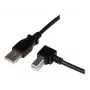 StarTech.com Cable USB 2.0 A a B en ángulo recto de 3 m – M/M, 3 m, USB A, USB B, USB 2.0, negro