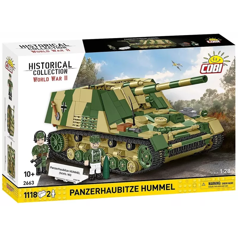 Set de construcción Cobi Panzerhaubitze Hummel 1118 piezas maqueta