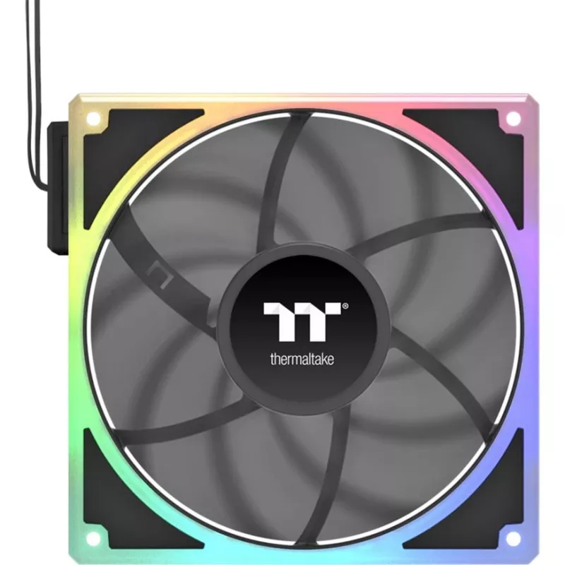 Ventilador de caja/CPU THERMALTAKE TOUGHFAN EX 140 ARGB Sync 3Pack – 140 mm, alto flujo de aire, bajo nivel de ruido