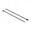 DeLOCK brida de cable con cuentas 19568 L 150 x An 2,4 mm negra 100 uds.
