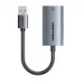 Adaptador USB a Gigabit Ethernet Vention CEZ — interfaz host USB por cable, 1000 Mbit/s, gris