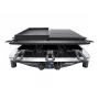 Steba RC 4 Plus Deluxe Chrome parrilla raclette, acero inoxidable/negro