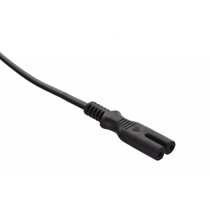 Cable de alimentación Savio CL-100 negro 1,8 m IEC tipo E (3,4 mm, 3,1 mm) IEC C7