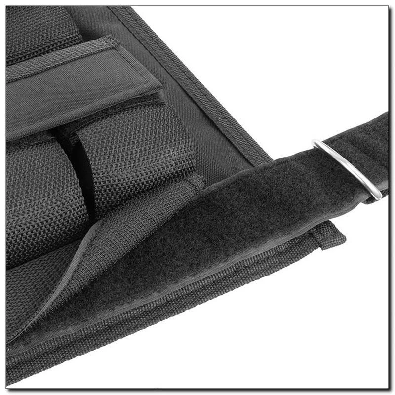 Chaleco de peso HMS Fitness KTO16 acero negro