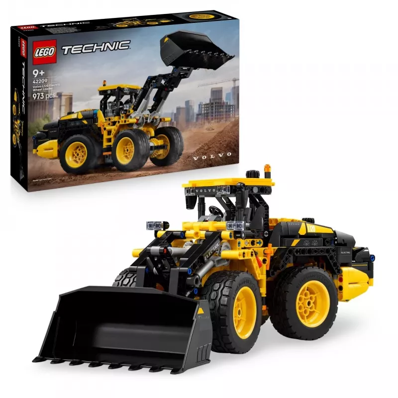 LEGO Technic Volvo L120 Elektro-Radlader Modell 42209, 973 piezas, para niños a partir de 9 años, 140×110×350 mm
