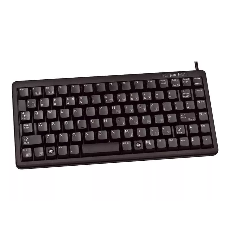 Teclado CHERRY G84-4100 universal USB QWERTY inglés de EE. UU. negro