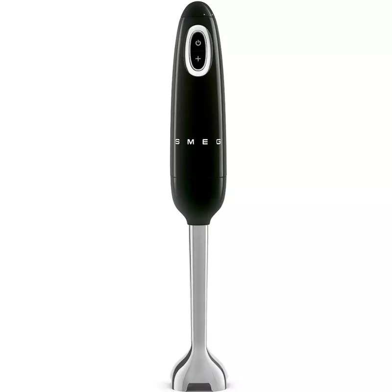 Batidora de brazo Smeg HBF03BLEU — 700 W batidora de mano, vaso de 1,4 L, cuchilla de acero inoxidable, negro