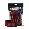 Set de extensión de cable CableMod PRO ModMesh 12VHPWR de CableMod – negro/rojo, set de extensión PCIe 12VHPWR de 16 pines