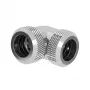 Adaptador Multi-Link Barrow 90° tubo rígido 12mm AD a 12mm AD TWT90KNS-K12 Plata