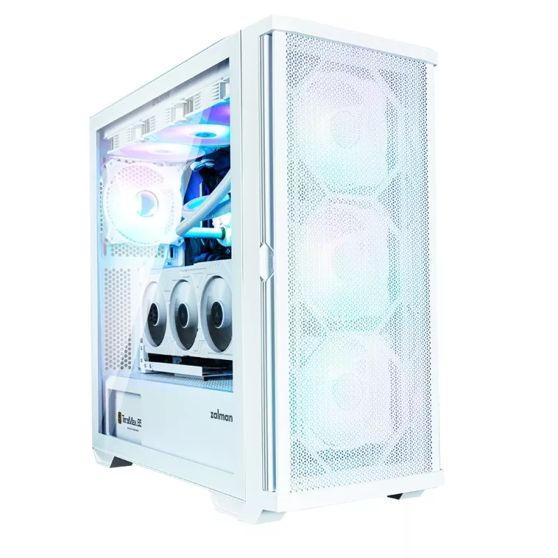 Zalman Z10 DUO ATX ZM-IF120 x4 blanco