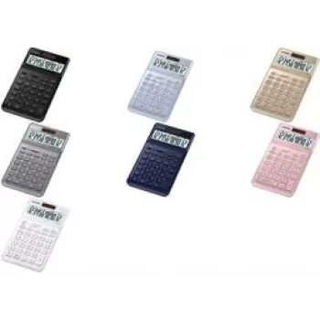 Casio JW-200SC - calculadora de sobremesa - 12 dígitos - panel solar, batería - negro (JW-200SC-BK)