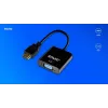 Adaptador HDMI-VGA Savio AK-75