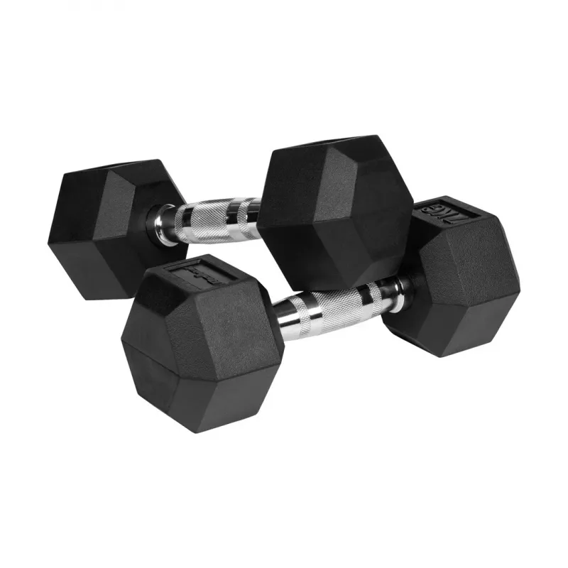 Mancuernas Rebel Active RBA-2325 recubiertas de goma par 2 x 7 kg