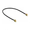 Delock 89607 cable de antena, MHF a MHF, 10 cm, negro