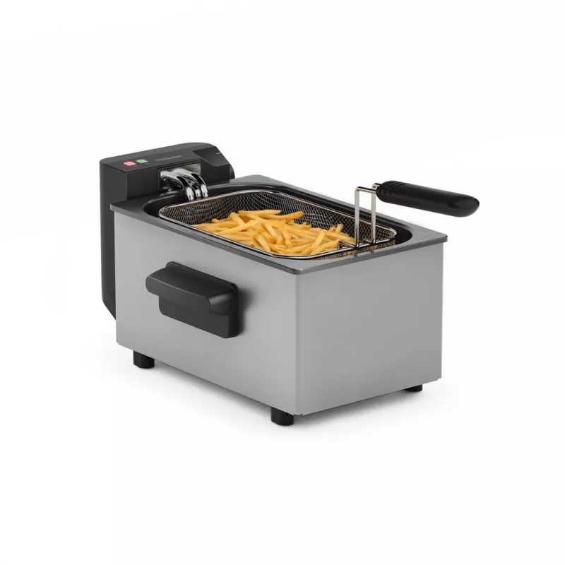 Freidora Tristar | FR-9338 | Potencia 2000 W | Capacidad 3 L | Acero inoxidable/negro