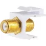 shiverpeaks BASIC-S Conector Keystone hembra F, chapado en oro, BS08-10070
