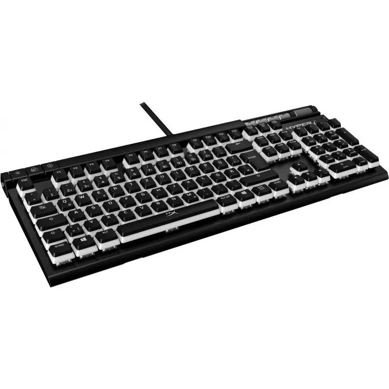 HyperX Pudding Keycaps – juego completo de teclas – ABS – negro (distribución DE) – teclas de teclado – ABS – negro