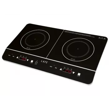Placa de cocina Lafe DuoChef CIY002, 2 zonas de cocción, control táctil