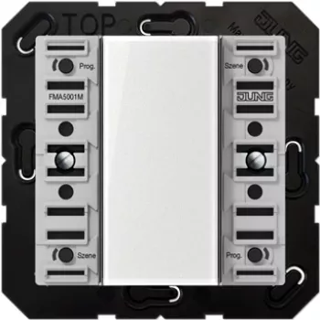 Emisor de pared JUNG FM A 5001 M — radio 1 canal, DC/AC 3V, negro