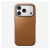 Funda para móvil Nomad Modern Leather Case para iPhone 17 Pro, 16 cm (6,3 pulgadas), tan, Cuero y PC/TPU