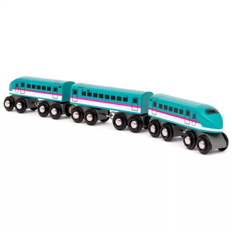 Tren de juguete Ravensburger BRIO World Trains of the World Shinkansen E5 Hayabusa