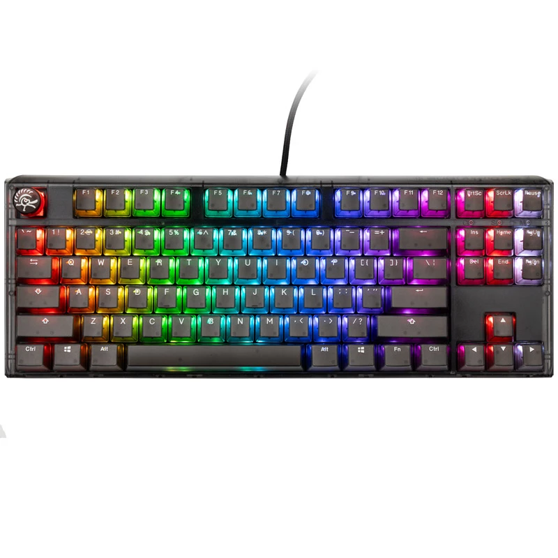 Teclado gaming Ducky One 3 Aura TKL USB QWERTY US International negro