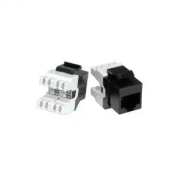 Keystone ROLINE Cat.5e, RJ-45, no apantallado, negro (26.11.0342)