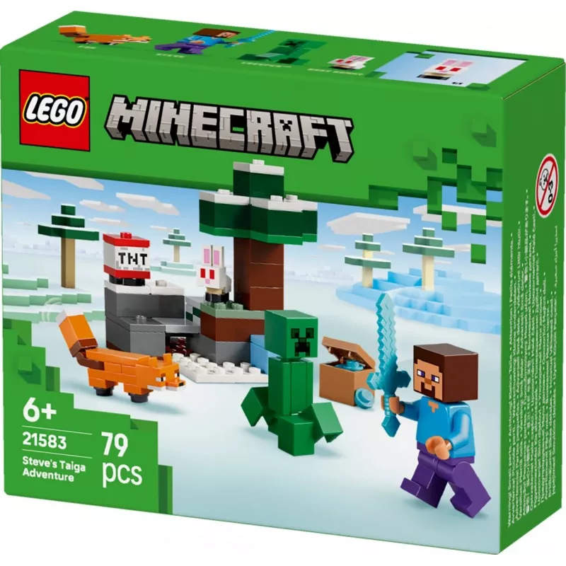 LEGO MINECRAFT 21583 Aventura en la taiga de Steve
