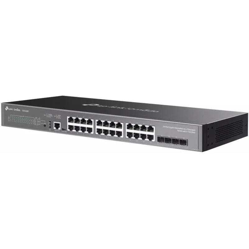 Switch de red TP-Link Omada SG5428X gestionado L3 Gigabit Ethernet (10/100/1000) negro
