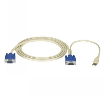 Blackbox Servswitch EC cable de servidor USB - VGA, USB, 3M