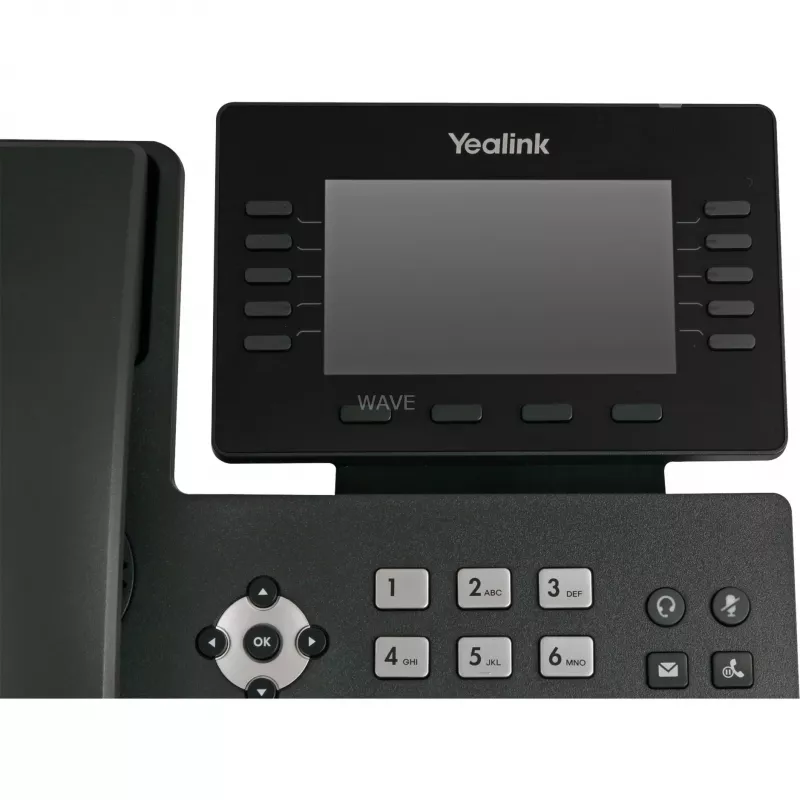 Teléfono IP Yealink SIP-T54W negro 10 líneas LCD Wi-Fi