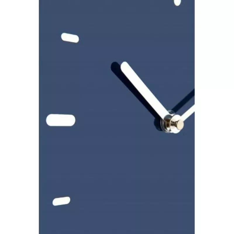 NeXtime Reloj de pared 3072bl Thumbs up, 40,5x41,5 cm, pared, azul/plateado
