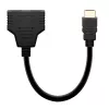 Divisor de vídeo HDMI Savio AK-77 60Hz Negro