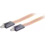 Pasamuros de ventana para satélite ShiverPeaks 86375 transparente extrafino – pasamuros coaxial para cable SAT