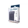 Gembird KPD-W-02 teclado numérico inalámbrico, 2,4 GHz, USB, 18 teclas, negro