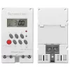 Temporizador electrónico para carril DIN QOLTEC PC0629 — alimentación 24V, salida 16A