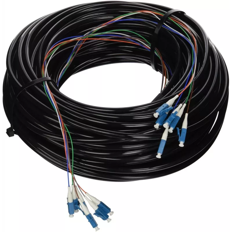 Cable de fibra óptica monomodo LC Ubiquiti FC-SM-300 91,44 m negro