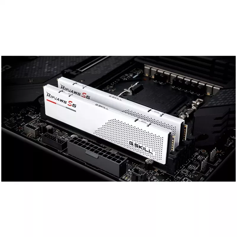 DIMM 64 GB DDR5-6000 (2x 32 GB) Dual-Kit, memoria F5-6000J2836G32GX2-RS5W, Ripjaws S5, INTEL XMP