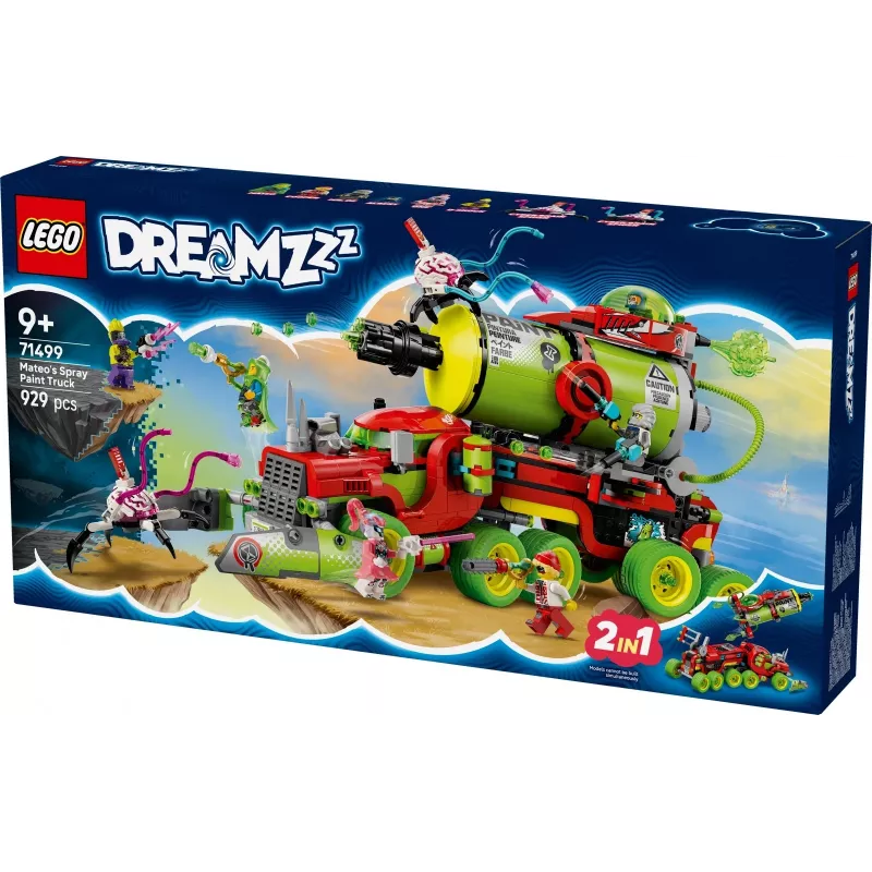 LEGO DREAMZZZ 71499 camión de pintura en aerosol de Mateo