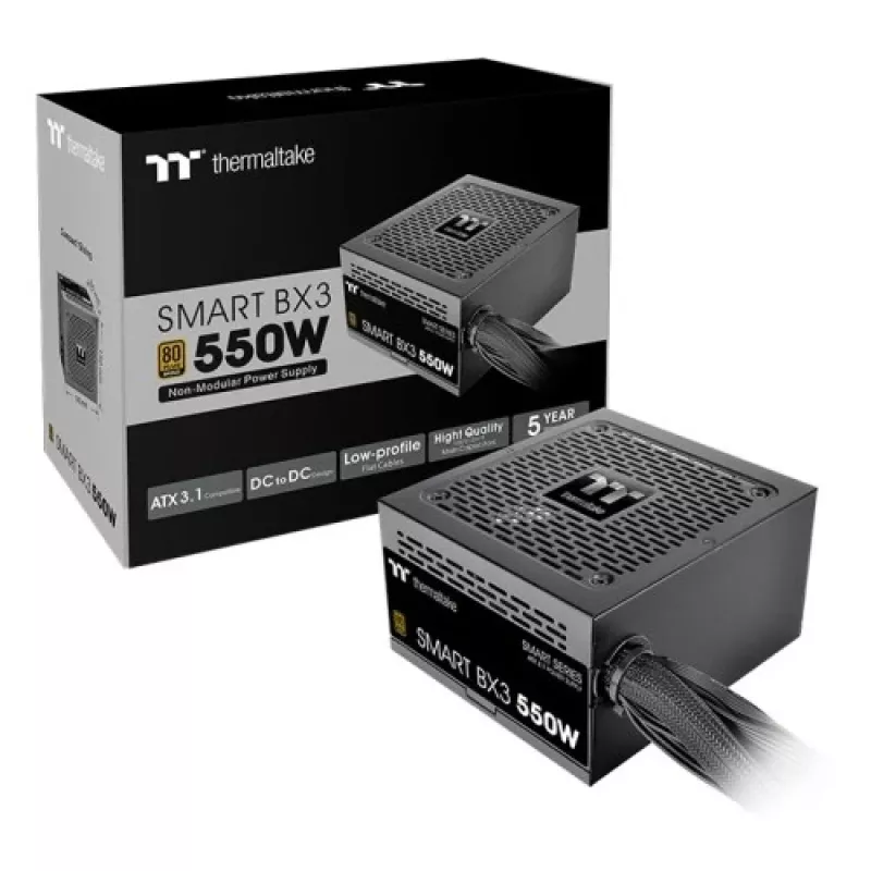 Fuente de alimentación Thermaltake Smart BX3 550W, 80 PLUS Bronze