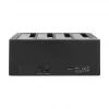 Estación de acoplamiento DeLOCK USB Type-C para 4 x SATA HDD / SSD - bahías de acoplamiento HDD: 4 - 2.5 / 3.5 compartidas (6,4 cm/8,9 cm compartidas)