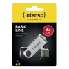 Memoria USB Intenso 32GB USB Type-A 2.0 Negro Plata
