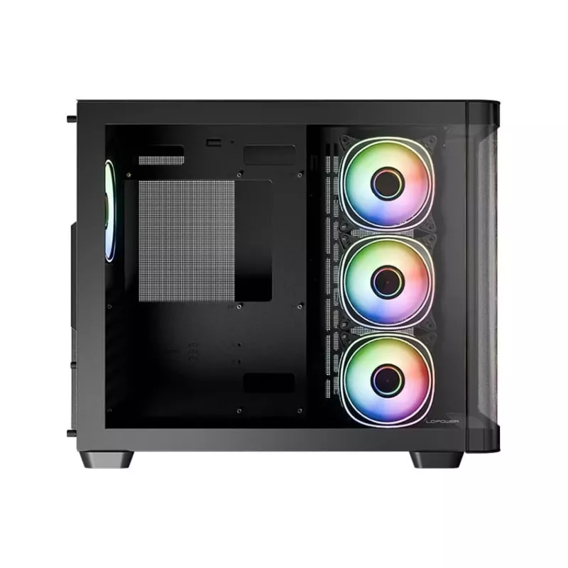 Caja de ordenador LC-Power LC-8001B-ON Midi Tower Negra