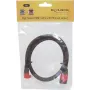 Cable HDMI DeLOCK 1m HDMI Type-A estándar negro rojo