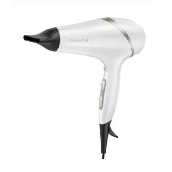 Secador de pelo Remington AC8901 HYDRAlux 2300 W 3 niveles de temperatura función iónica boquilla difusora Blanco