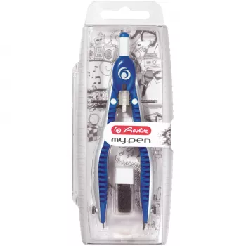 Bolígrafo Herlitz my.pen azul blanco diámetro máximo 17 cm longitud 163 mm