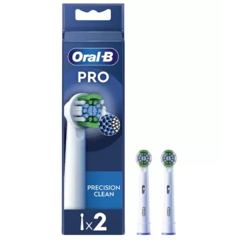 Cabezales de cepillo Oral-B Precision Clean EB20RX-2 — 2 cepillos de repuesto, blanco