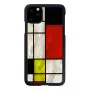Funda para smartphone iKins para iPhone 11 Pro Max – Mondrian negro funda protectora
