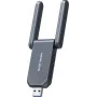 Adaptador USB inalámbrico MERCUSYS MA37BEH — Wi-Fi 7 de alta ganancia (BE6500) compatibilidad USB-C/USB-A